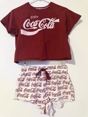 Coca-Cola Matching 2-Piece Pajama Set